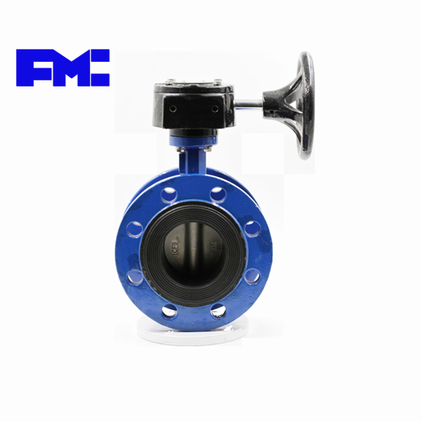 D341X-16鑄鐵(tiě)手動中線軟密封渦輪法蘭式蝶閥