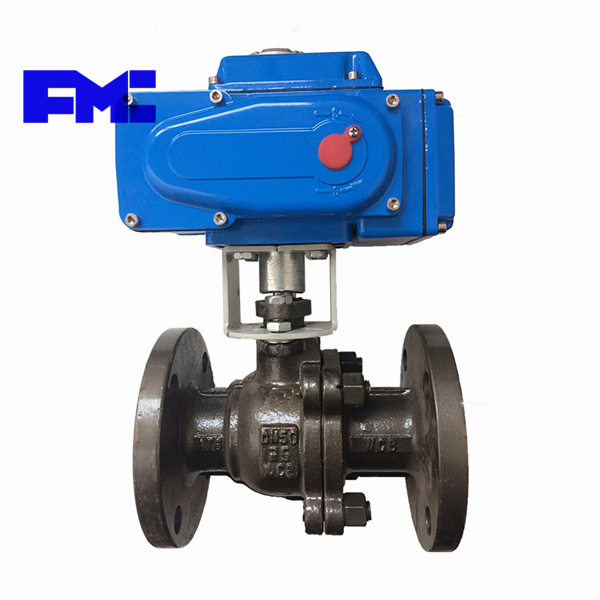 電(diàn)動法蘭調節球閥