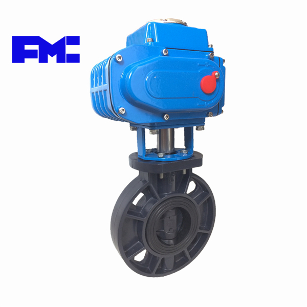 電(diàn)動塑料對(duì)夾碟閥