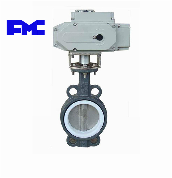 電(diàn)動不(bù)鏽鋼四氟密封蝶閥
