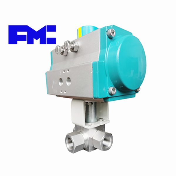 氣動高(gāo)壓不(bù)鏽鋼螺紋三通(tōng)球閥